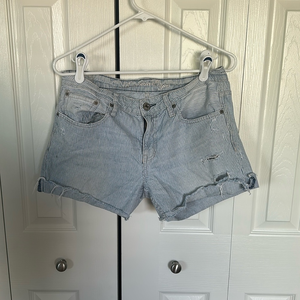 American Eagle Striped Shorts